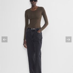 Aritzia Contour Long Sleeve in Brown